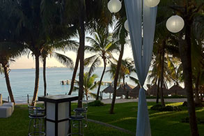 Jardín para boda en Cancún, Isla Mujeres